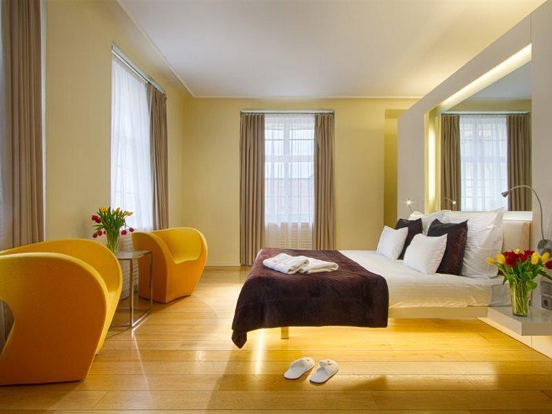 Three Storks Hotel Prague Luaran gambar A room at the Hotel Axelmannstein